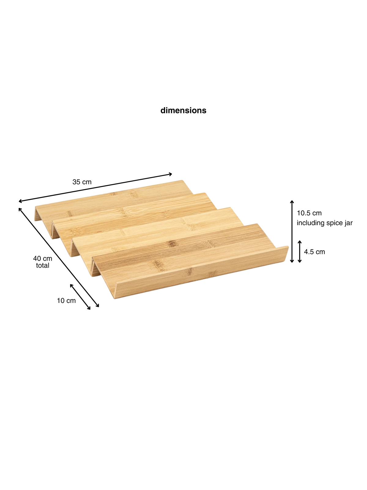 Spice Rack Dusan | 20 jars | Wood