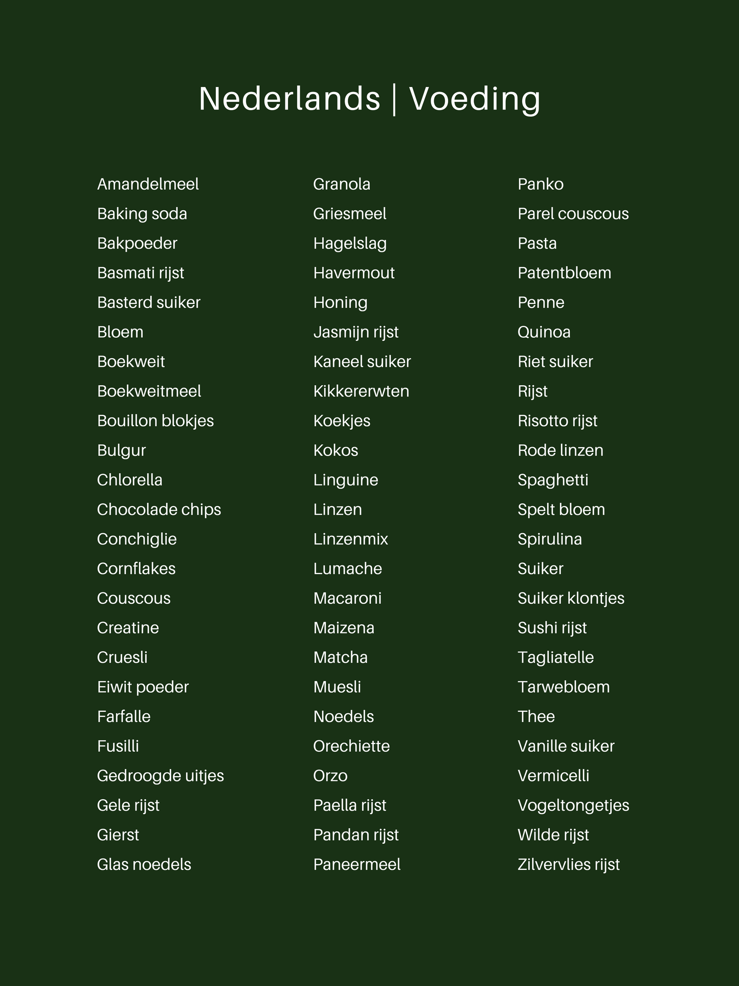 Water- en oliebestendige labels voor voedingsproducten en kruidenpotjes, ideaal voor het organiseren van droge voeding zoals rijst, pasta, noten en zaden, en voor het netjes labelen van kruidenpotjes. Verkrijgbaar in verschillende lettertypes, maten en kleuren, waaronder beige en wit. Perfect voor een overzichtelijke en stijlvolle keuken- en voorraadkastorganisatie, waardoor je eenvoudig rust en structuur creëert in huis.