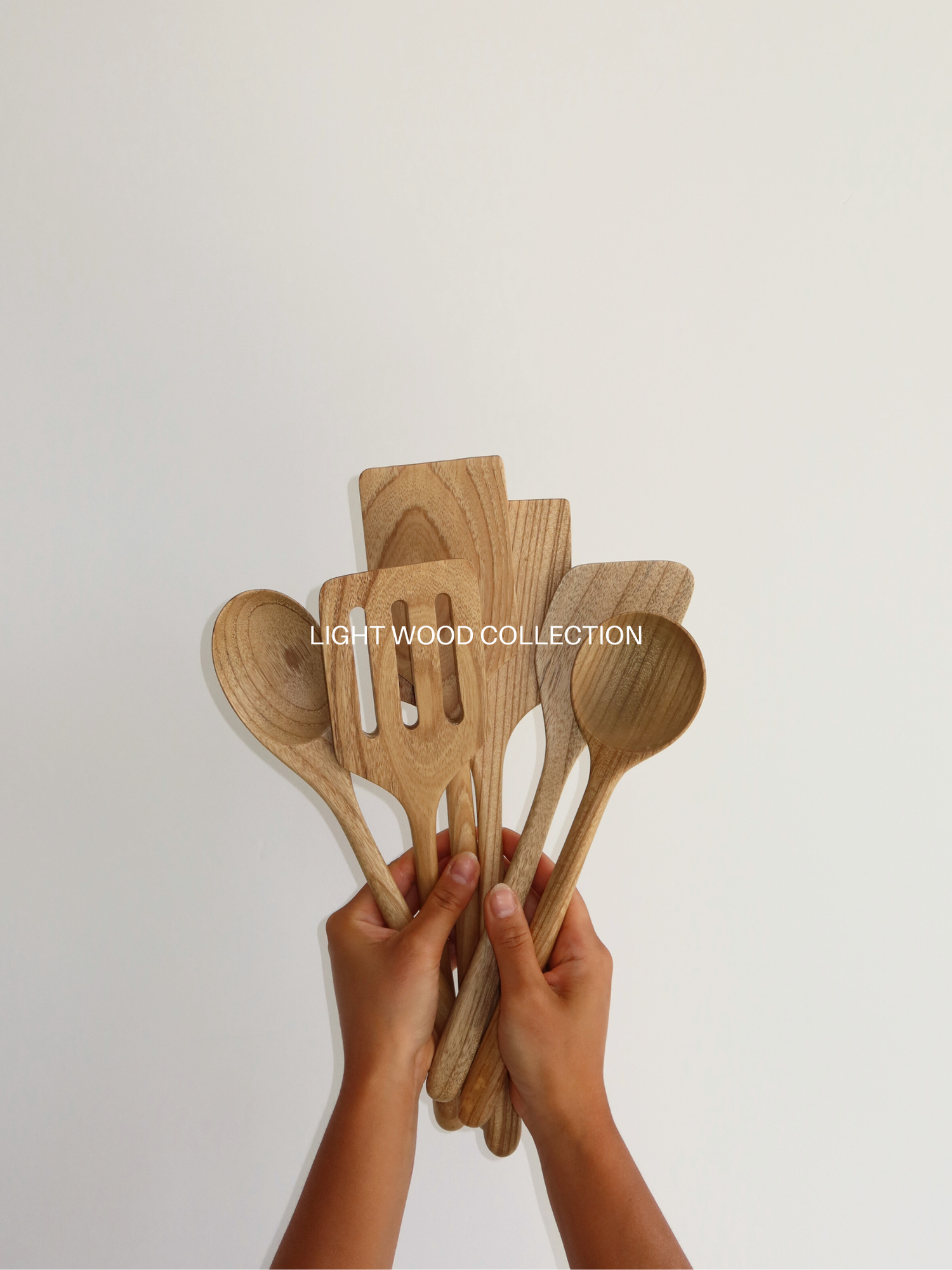 Licht hout collectie