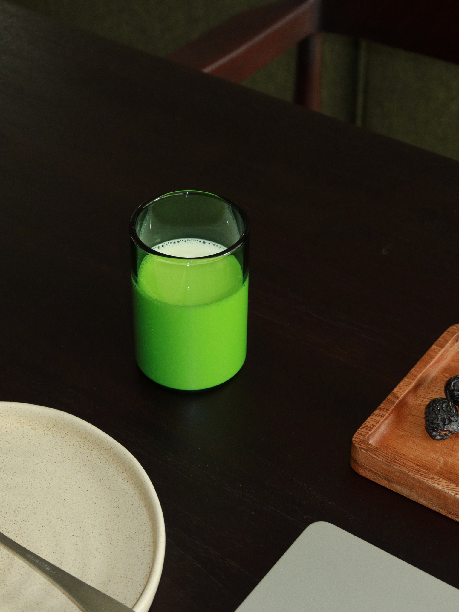 Elevate your table with Glass Naoki, featuring a taller, slender silhouette and a deep green hue that adds a subtle, restaurant-inspired touch. Perfect for serving water, soft drinks, or chilled beverages at dinner. Crafted entirely from green borosilicate glass, it combines timeless elegance with lasting durability. Heat-resistant and strong enough for everyday use, yet refined enough to enhance any table arrangement. Sold individually, allowing you to select exactly the number you need for your ideal sett