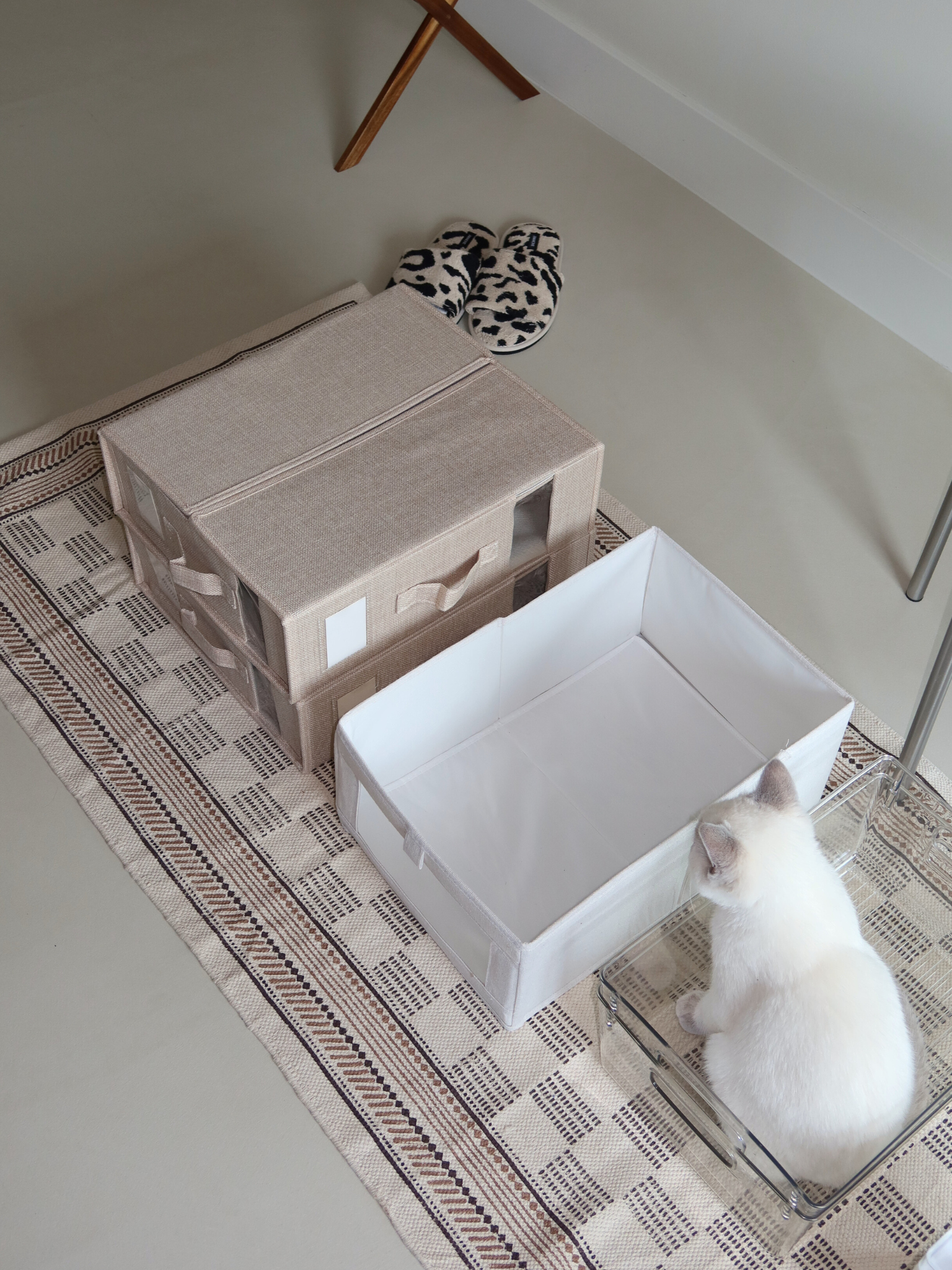 kleiderbox aufbewahrung Osoe Home | Clothing organizer | Basket for storing clothes