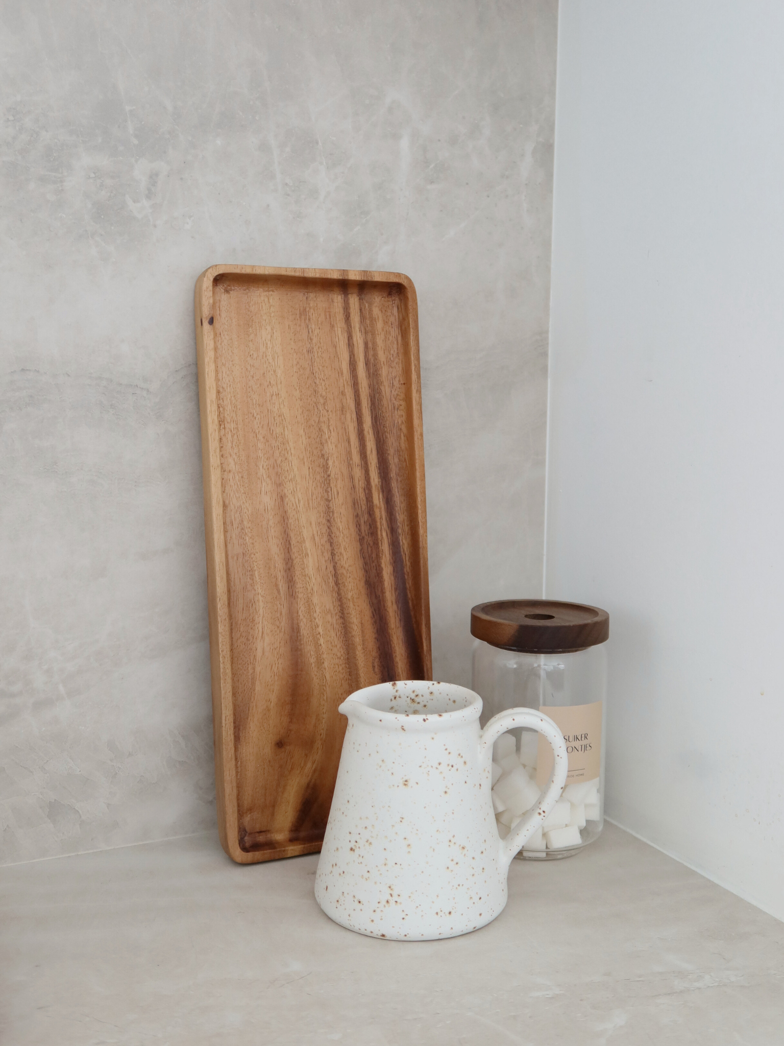 Secret de Gourmet - Keuken voorraadpotten - set 6x stuks - glas / hout - 0.6 - 0.9 Secret de Gourmet - Keuken voorraadpotten - set 6x stuks - glas / hout - 0.6 - 0.9